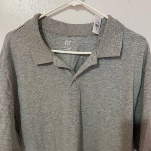 Gap gray short sleeve polo T-Shirt